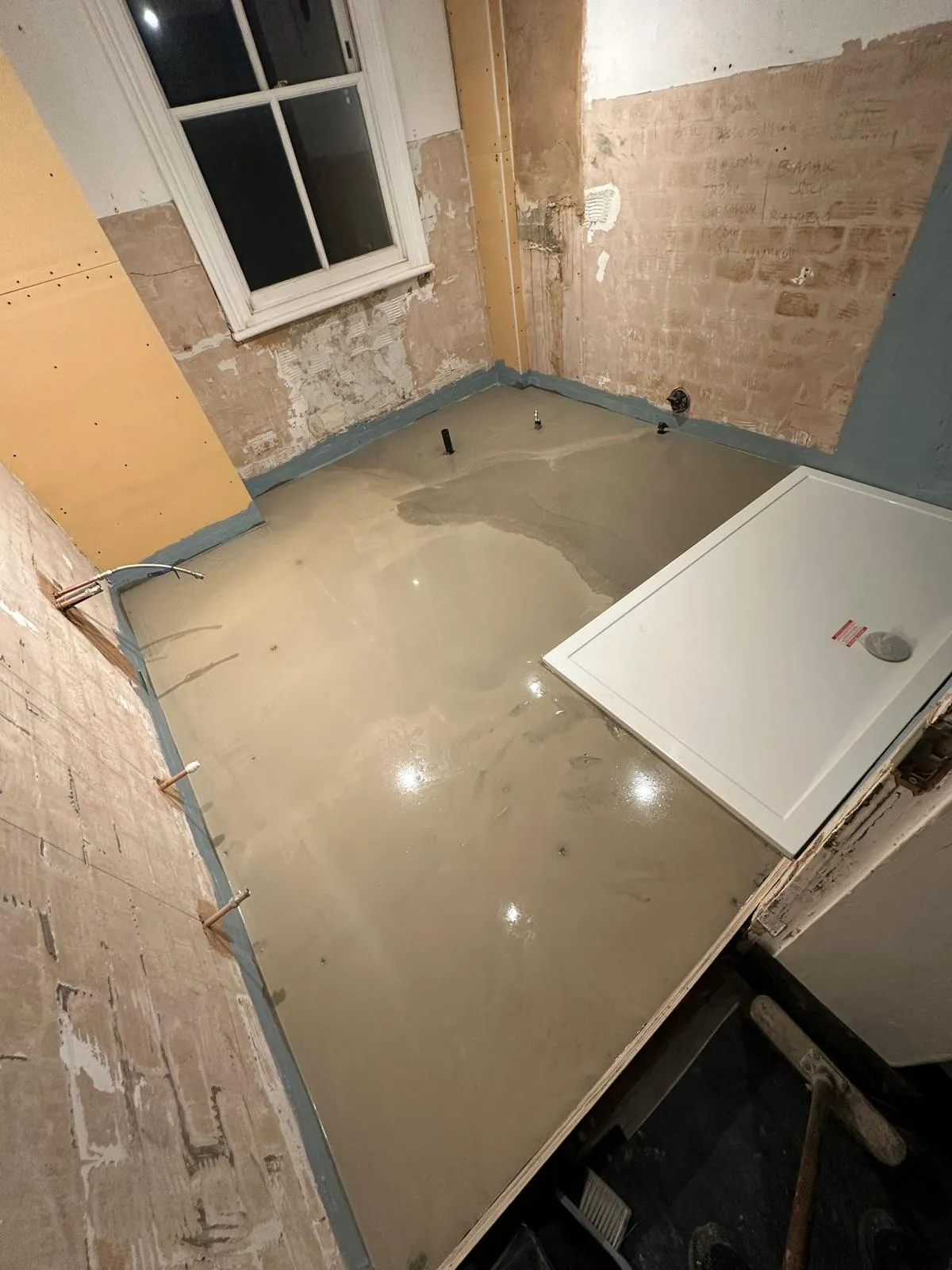 Bathroom ventilation and condensation control during a home renovation