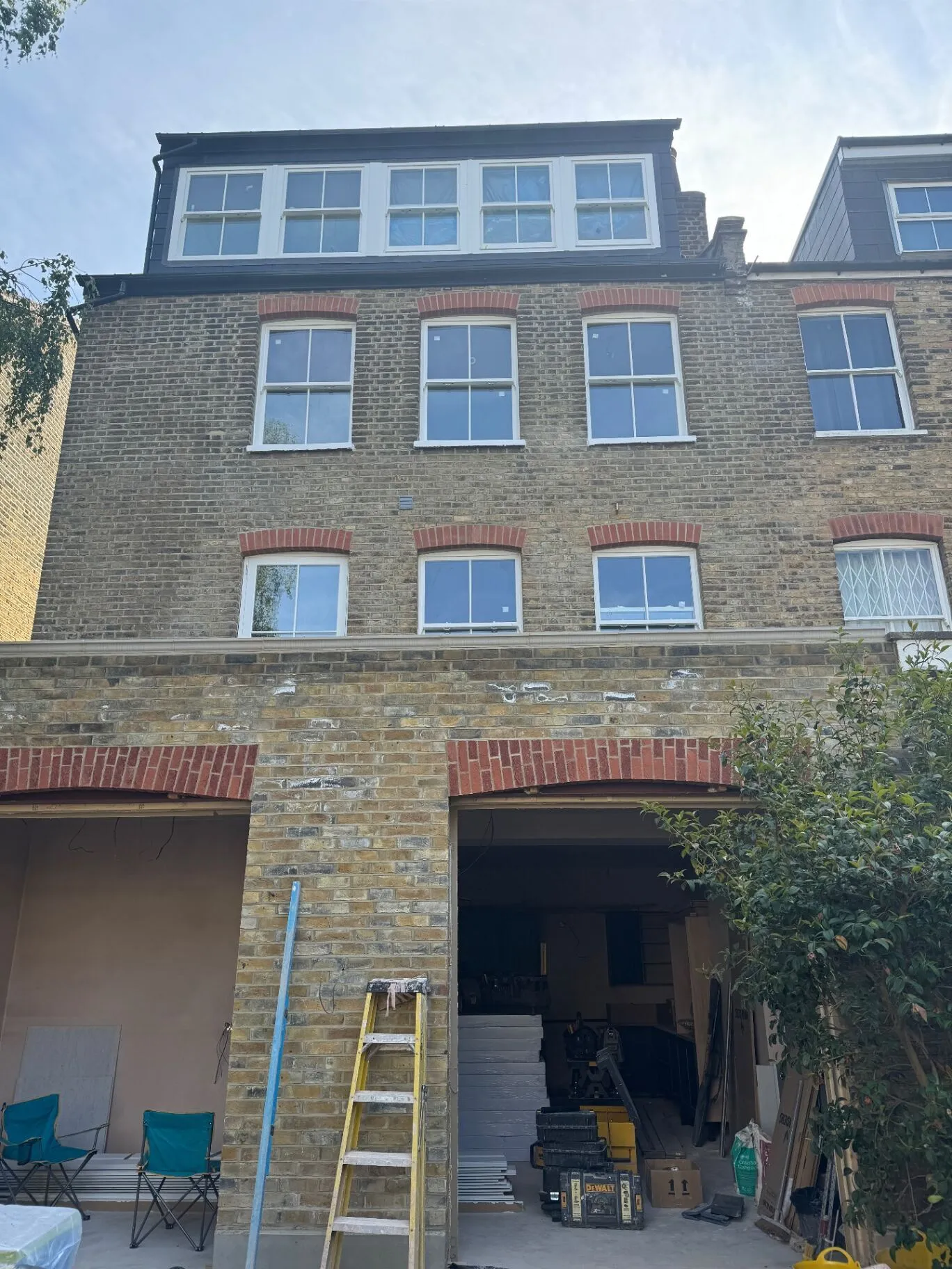 Renovation work underway inside a long-empty period property